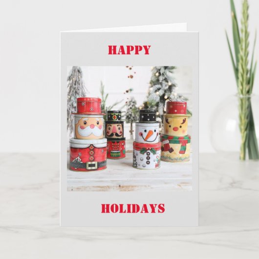 prettige feestdagen. feestdagen kaart (Voorkant)