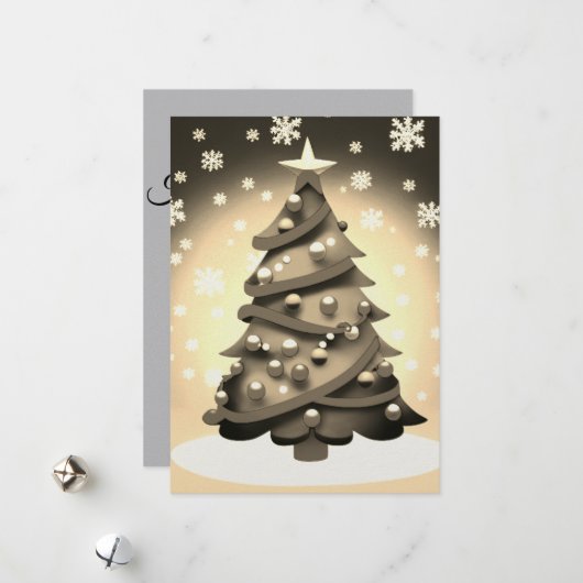 Prettige feestdagen  feestdagenkaart (Voorkant / Achterkant in situ)