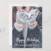 prettige feestdagen feestdagenkaart (Voorkant)