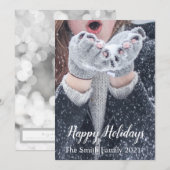 prettige feestdagen feestdagenkaart (Voorkant / Achterkant)