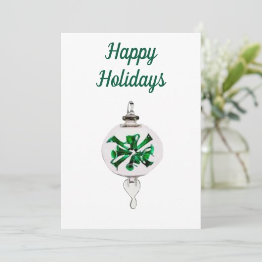 prettige feestdagen feestdagenkaart (Staand voorkant)