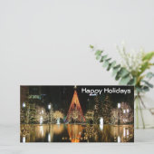 prettige feestdagen feestdagenkaart (Staand voorkant)