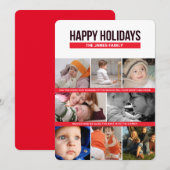 prettige feestdagen feestdagenkaart (Voorkant / Achterkant)