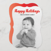 prettige feestdagen feestdagenkaart (Voorkant / Achterkant)