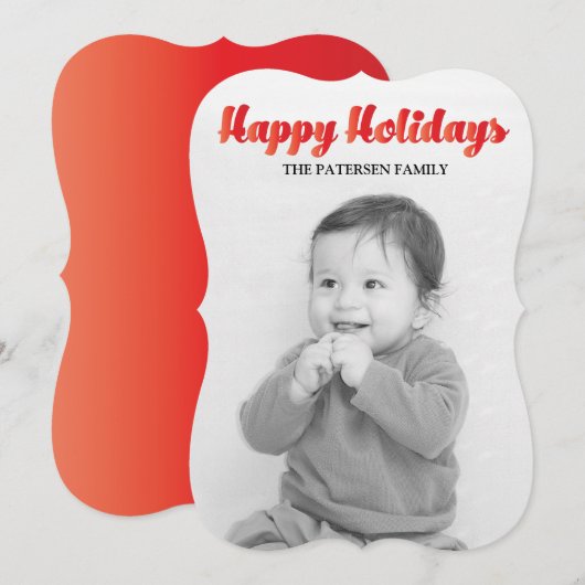 prettige feestdagen feestdagenkaart (Voorkant / Achterkant)