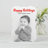 prettige feestdagen feestdagenkaart (Staand voorkant)