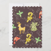 prettige feestdagen feestdagenkaart (Achterkant)