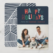 prettige feestdagen feestdagenkaart (Voorkant / Achterkant)