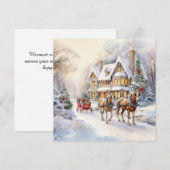 Prettige Feestdagen Feestdagenkaart (Voorkant / Achterkant)