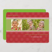 prettige feestdagen feestdagenkaart (Voorkant / Achterkant)