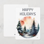 prettige feestdagen feestdagenkaart (Voorkant / Achterkant)