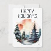 prettige feestdagen feestdagenkaart (Voorkant)