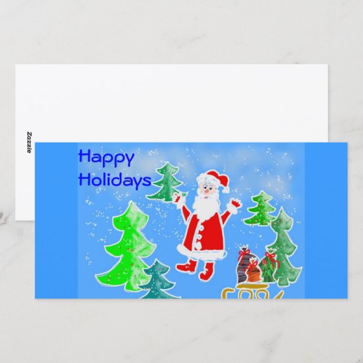 prettige feestdagen feestdagenkaart (Voorkant / Achterkant)