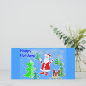 prettige feestdagen feestdagenkaart (Staand voorkant)