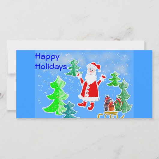 prettige feestdagen feestdagenkaart (Voorkant)