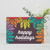 prettige feestdagen feestdagenkaart (Staand voorkant)