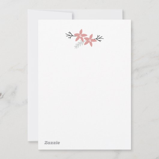 Prettige Feestdagen Feestdagenkaart (Achterkant)