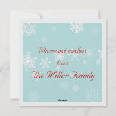 prettige feestdagen feestdagenkaart (Achterkant)