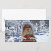 prettige feestdagen feestdagenkaart (Voorkant / Achterkant)