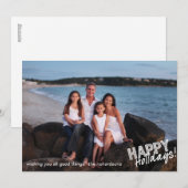 prettige feestdagen feestdagenkaart (Voorkant / Achterkant)