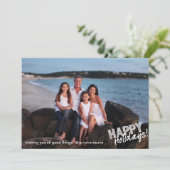 prettige feestdagen feestdagenkaart (Staand voorkant)