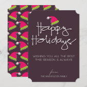 prettige feestdagen feestdagenkaart (Voorkant / Achterkant)