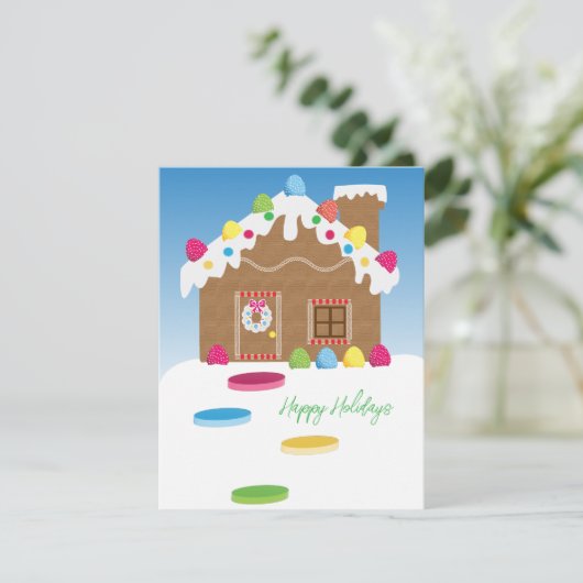 prettige feestdagen feestdagenkaart (Staand voorkant)