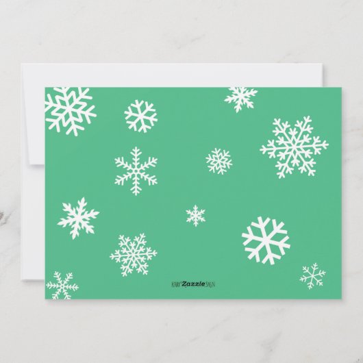 Prettige feestdagen feestdagenkaart (Achterkant)