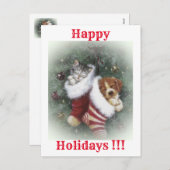 Prettige feestdagen! feestdagenkaart (Voorkant / Achterkant)