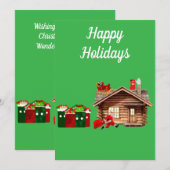 prettige feestdagen feestdagenkaart (Voorkant / Achterkant)