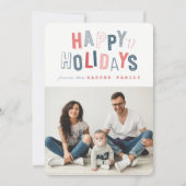 prettige feestdagen feestdagenkaart (Voorkant)