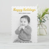 prettige feestdagen feestdagenkaart (Staand voorkant)