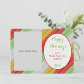 prettige feestdagen feestdagenkaart (Staand voorkant)