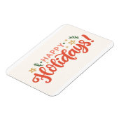 Prettige feestdagen Feestelijk ontwerp Magneet (Linkerzijde)