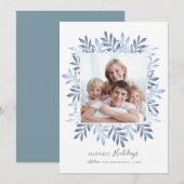 Prettige feestdagen Feestelijke Fotofoto Lijst Feestdagenkaart (Voorkant / Achterkant)