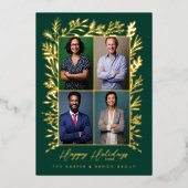 prettige feestdagen Festive Holly Team Foto's Busi (Voorkant)