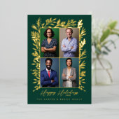 prettige feestdagen Festive Holly Team Foto's Busi (Staand Voorkant)