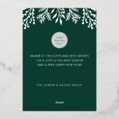 prettige feestdagen Festive Holly Team Foto's Busi (Achterkant)