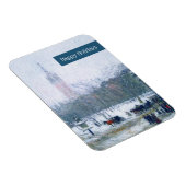 prettige feestdagen. Fijne Kunst kerstcadeautjes Magneet (Rechterzijde)