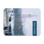 prettige feestdagen. Fijne Kunst kerstcadeautjes Magneet (Horizontaal)