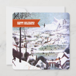 prettige feestdagen. Fijne Kunst Kerstmis Feestdagenkaart