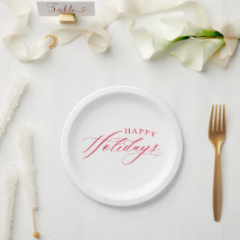 PRETTIGE FEESTDAGEN FINE CALLIGRAPHY PAPIEREN BORDJE