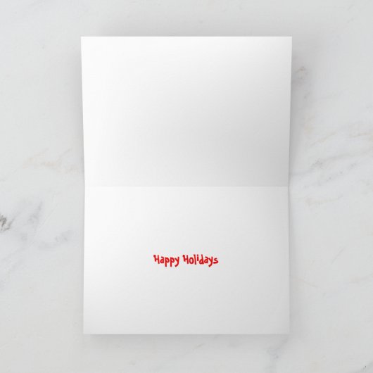 Prettige feestdagen Flamingo Santas Roze (Binnen)