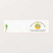 Prettige feestdagen Flamingo Style #holidayZ Kaart (Binnenkant ongevouwen)