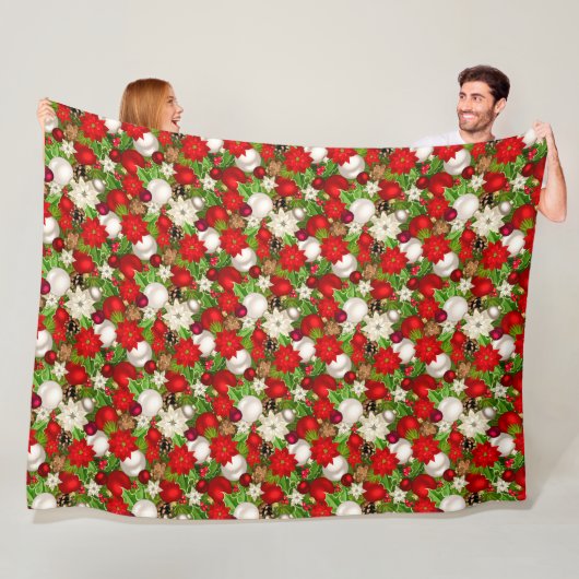 prettige feestdagen Fleece Blanket Deken (In situ)