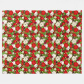 prettige feestdagen Fleece Blanket Deken (Voorkant (Horizontaal))