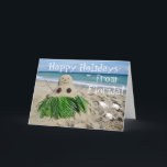 Prettige feestdagen Florida Christmas Snowman Sand<br><div class="desc">Prettige feestdagen Activiteiten in de omgeving van Florida Christmas Snowman Sandman briefkaart</div>