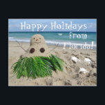 Prettige feestdagen Florida Christmas Snowman Sand<br><div class="desc">Prettige feestdagen Florida Merry Christmas Snowman Sandman</div>