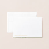 prettige feestdagen folie kaarten (Met envelop)