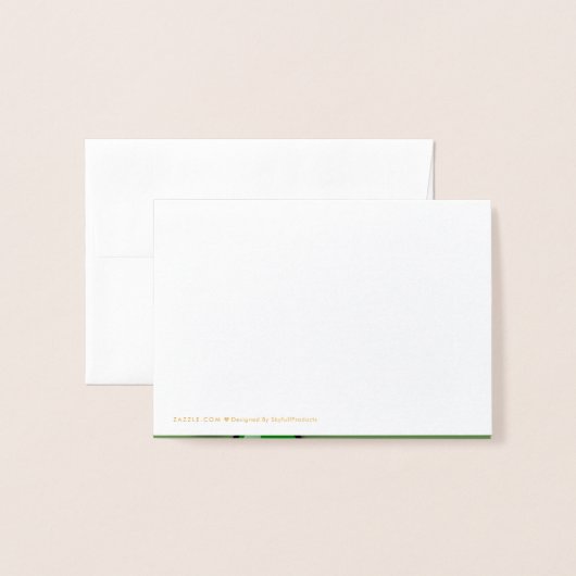 prettige feestdagen folie kaarten (Met envelop)